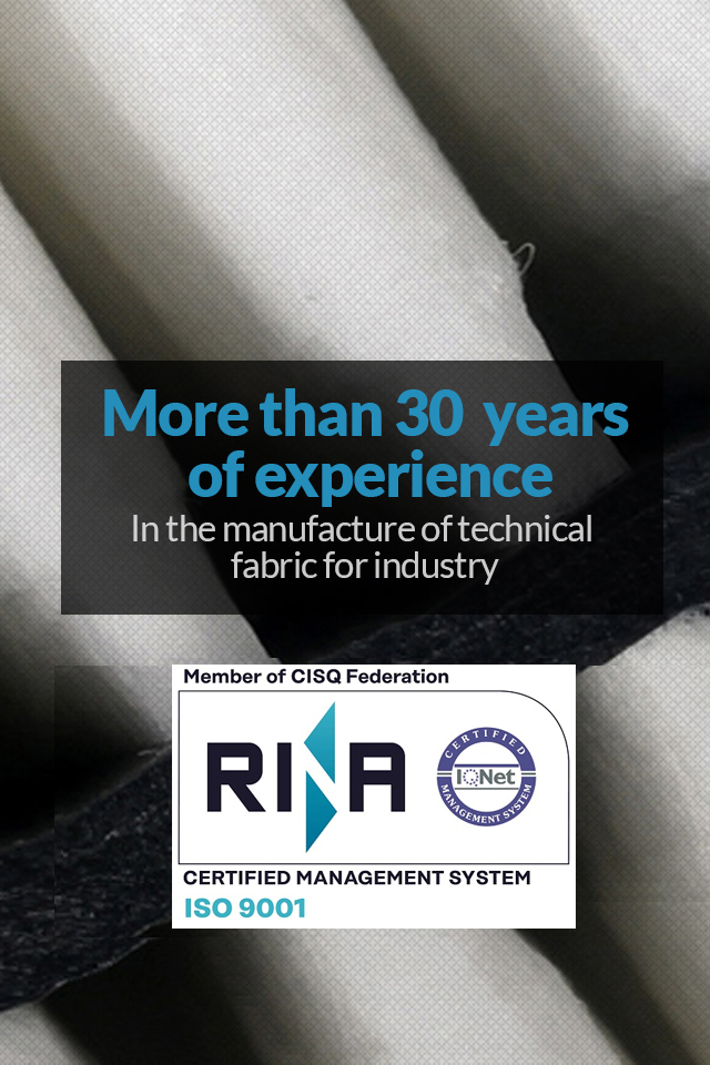 Más de 30 años de Experiencia En la fabricación de tejidos