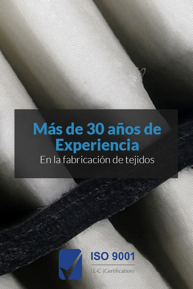 Más de 30 años de Experiencia En la fabricación de tejidos